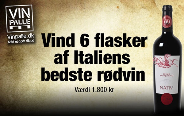Vind 6 flasker af Italiens bedste rødvin | bilmagasinet.dk