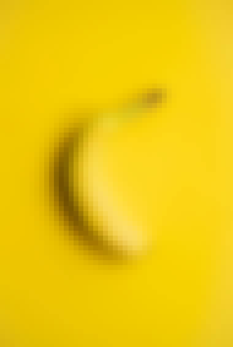 Bananer er nemme at spise, når man har ondt i halsen
