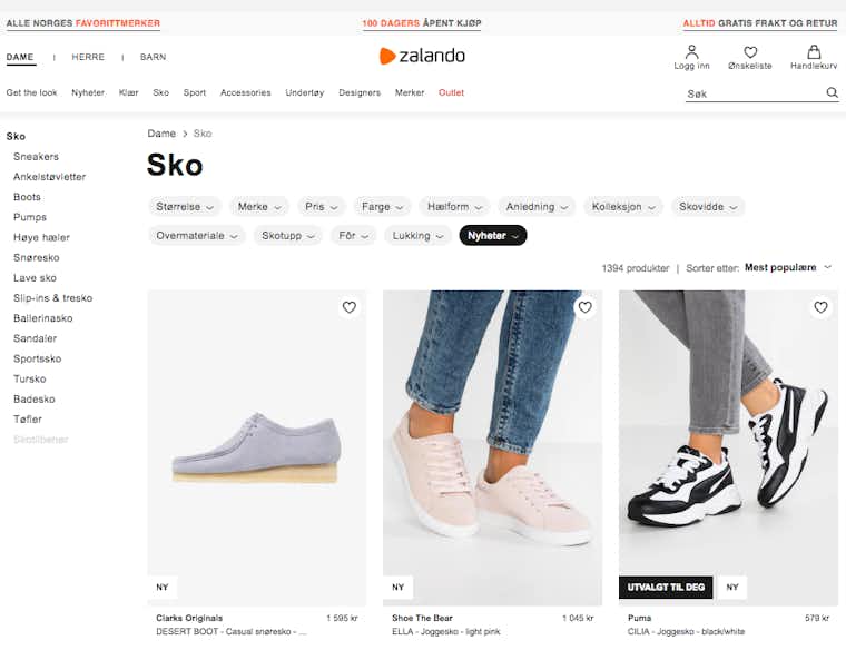 Fine og billige sko på nett | costume.no 10 Beste Skobutikker På Nett! (2020)