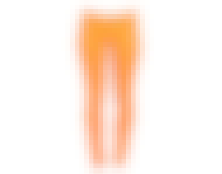 Orange jeans