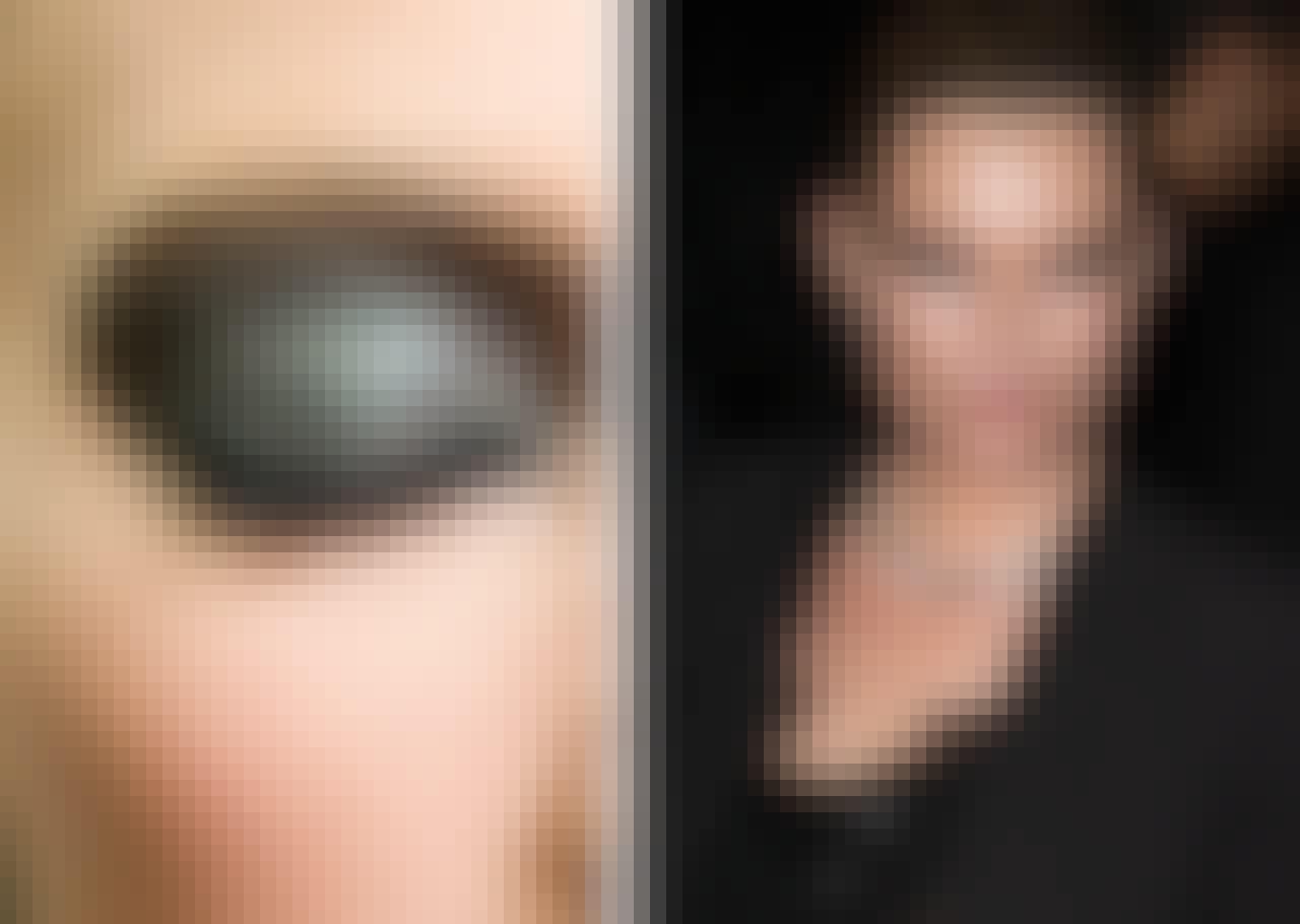 Få øjne som hos Chanel (til venstre) og supermodellen Kate Moss (til højre).