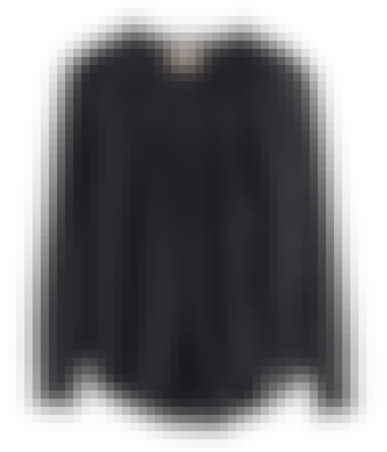 Bluse i silkeblanding