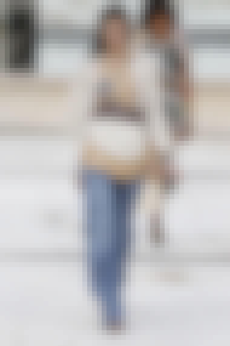 Wide leg boyfriend jeans