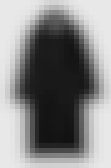 Sort minimalistisk vinterjakke