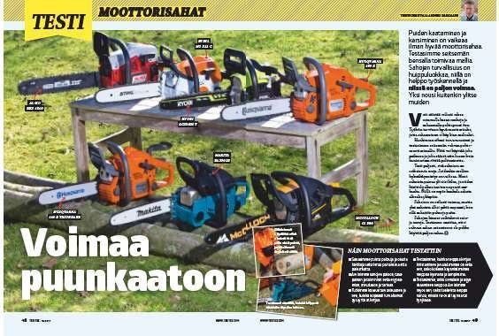 Moottorisaha testi: Tässä on markkinoiden paras moottorisaha Moottorisaha testi: Tässä on markkinoiden paras moottorisaha