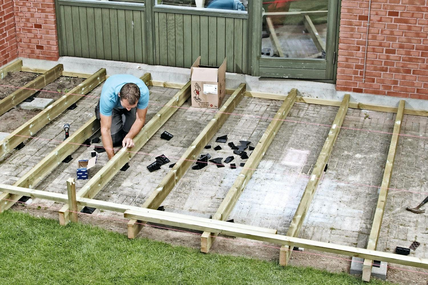 Terrassebrædder: Byg en konstruktion