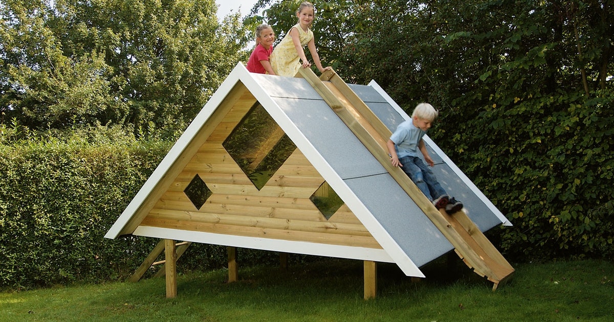 Lekstuga: Bygg en trekantig lekstuga | gds.se