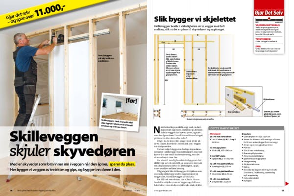 Hvordan lage skyvedørsgarderobe selv