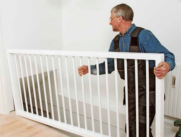 Solid rekkverk sikrer trappen | Gjør Det Selv