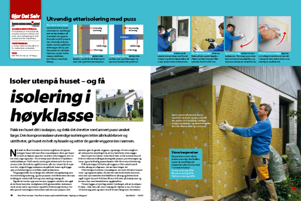 Utvendig isolering: Isolering i høyklasse