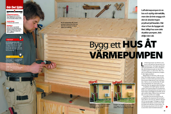 Värmepumpsskydd: Så bygger du det själv