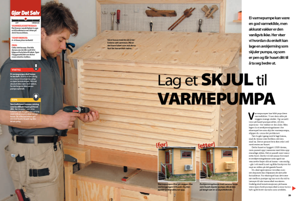 Varmepumpeskjuler: Slik gjør du det selv