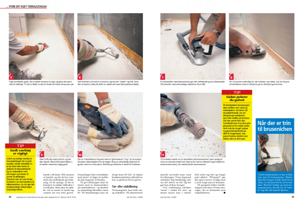 Terrazzo: Så let kan du støbe dit eget terrazzogulv
