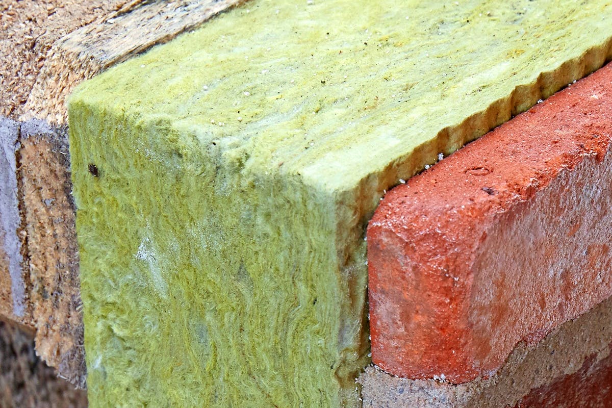 Rockwool vegg