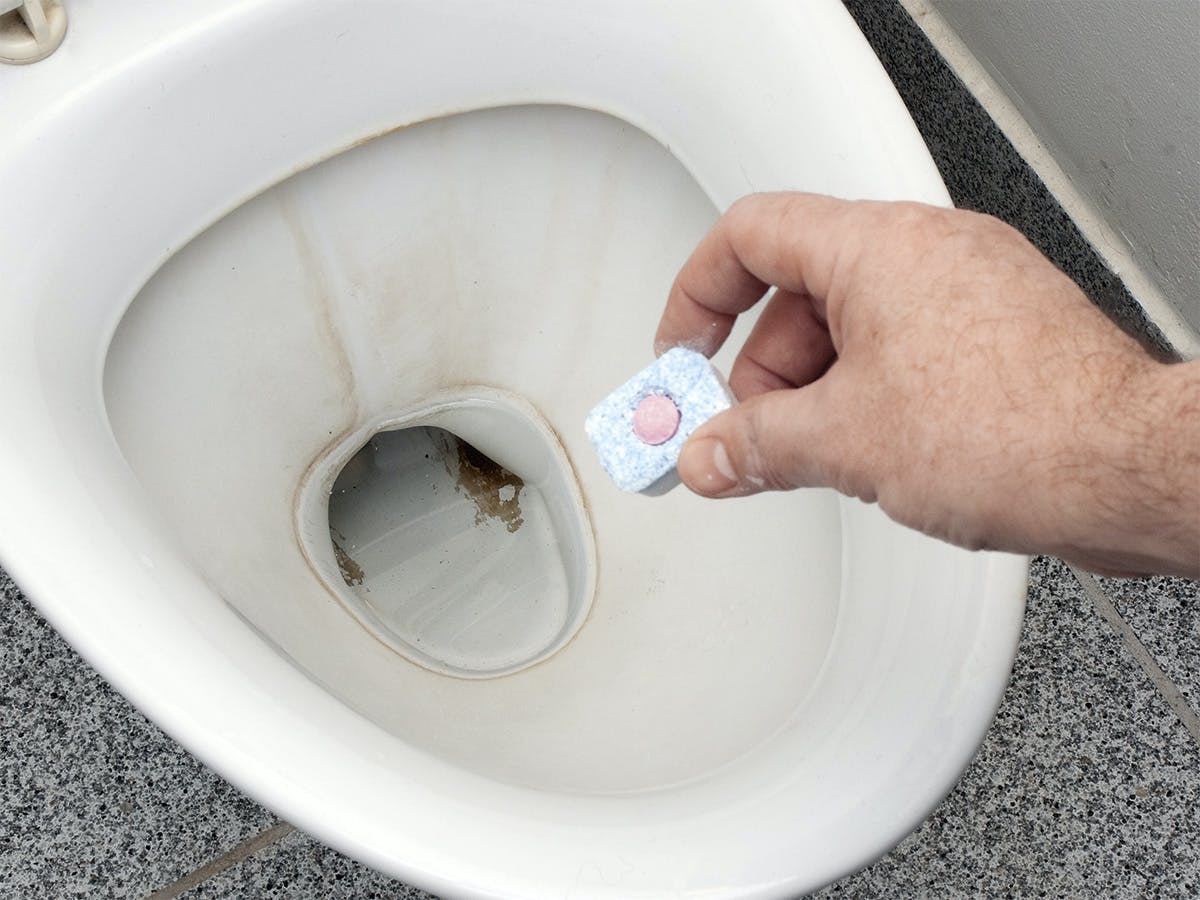 Avkalkning disktablett toalett