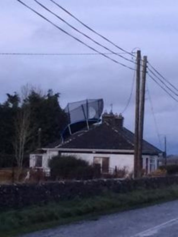 Trampoline storm orkan