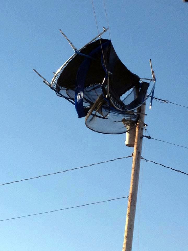 Trampoline storm orkan