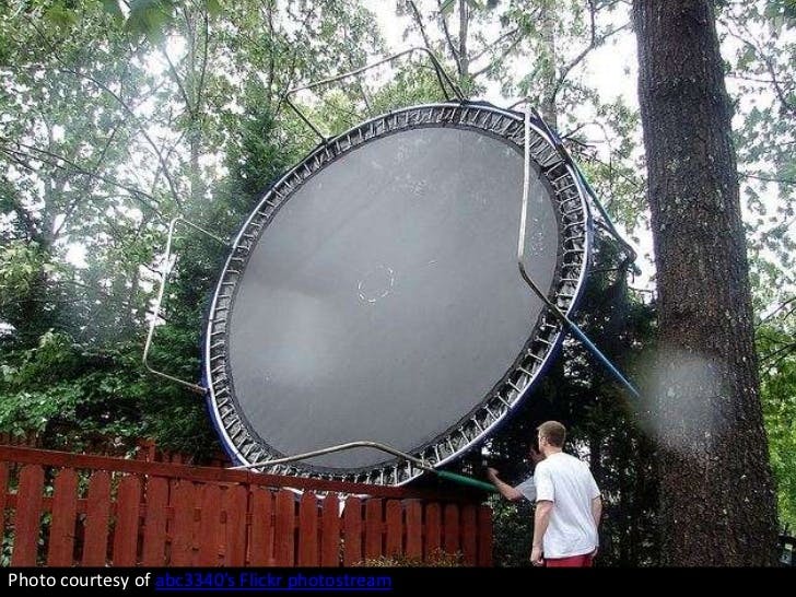 Trampolin storm orkan