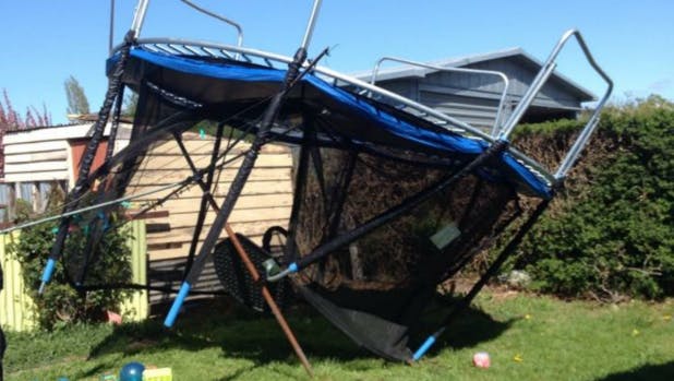 Trampolin storm orkan