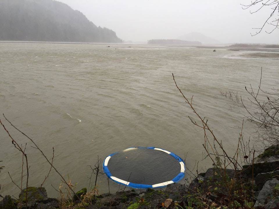 Trampolin storm orkan