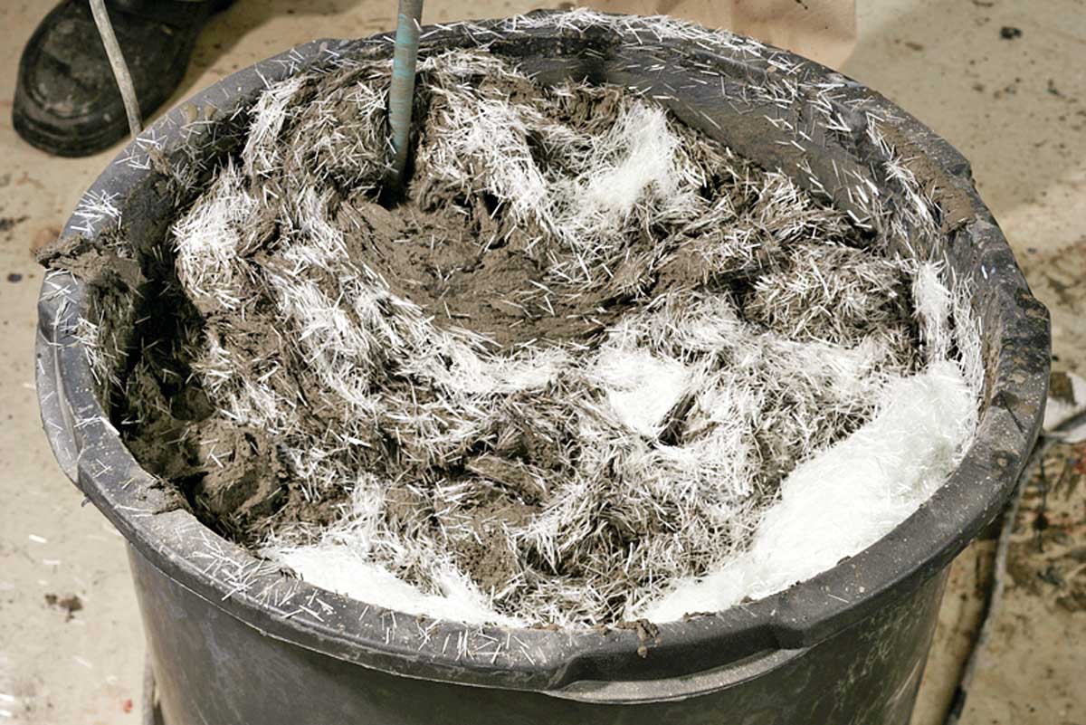 Fiberbetong bänkskiva