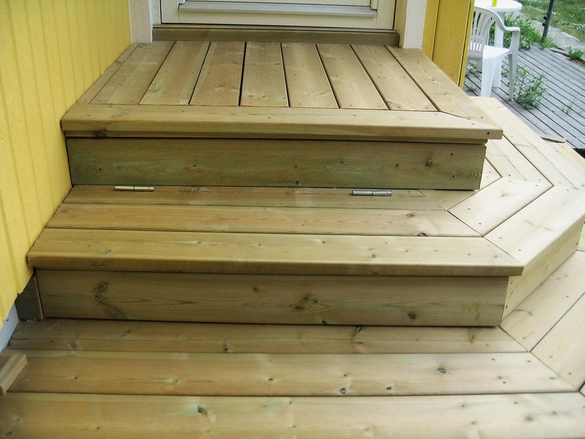 Putekasse trapp terrasse
