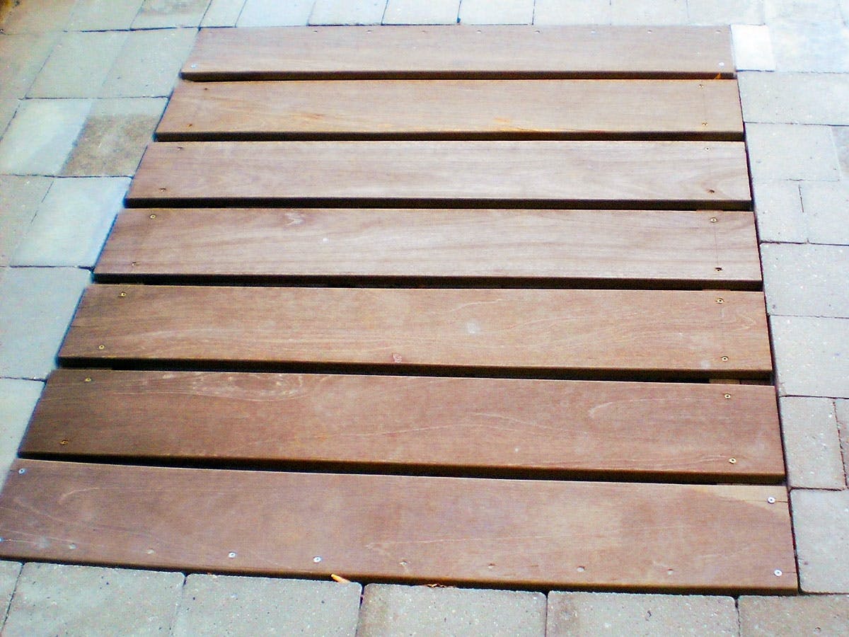Terrasse sandkasse