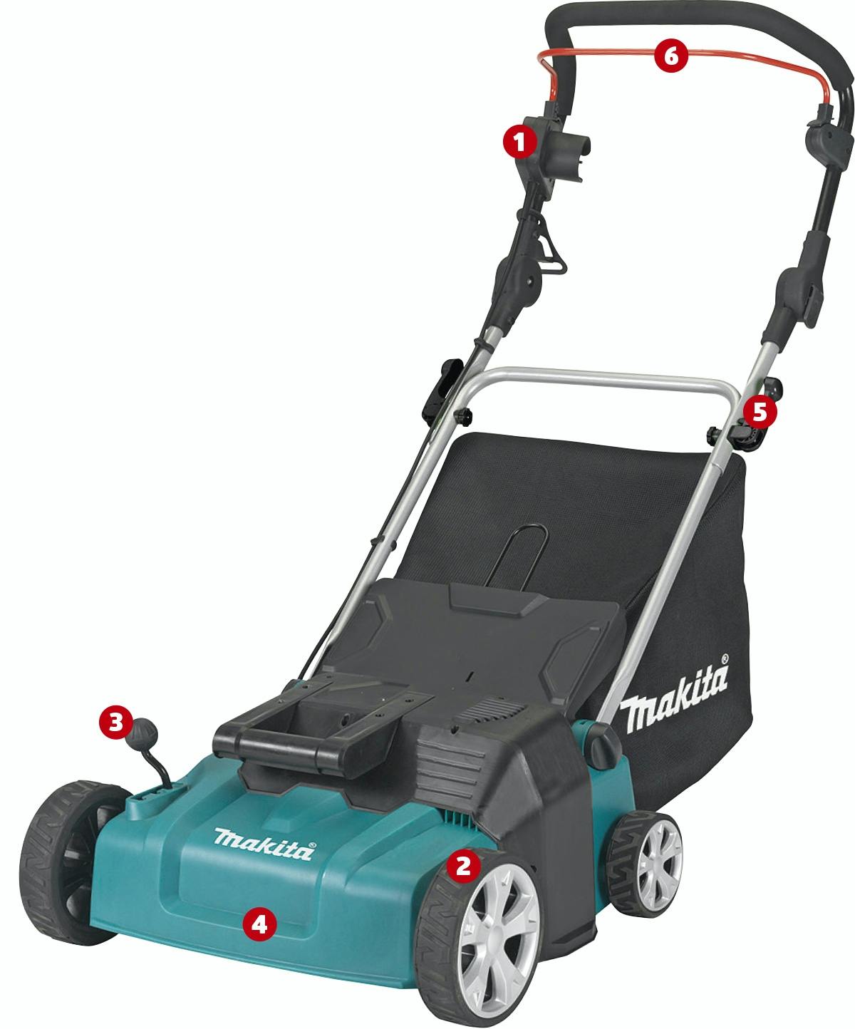 Gräsluftare mossrivare vertikalskärare