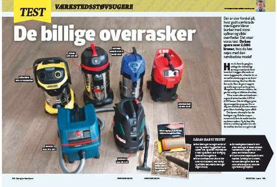 Industristøvsuger test Industristøvsuger test