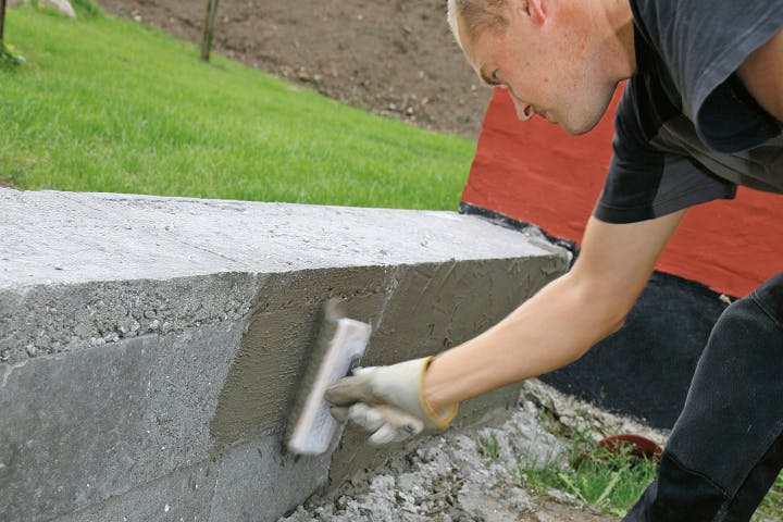 Platta p mark isolering Platta p mark isolering