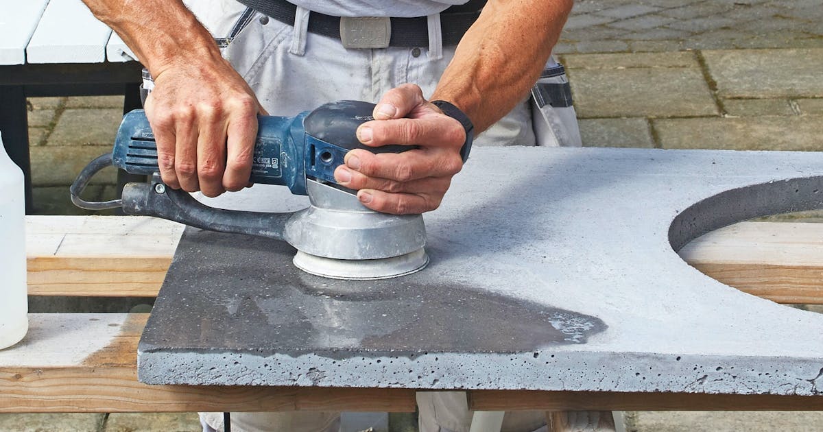 Polera betong själv Polera betong själv