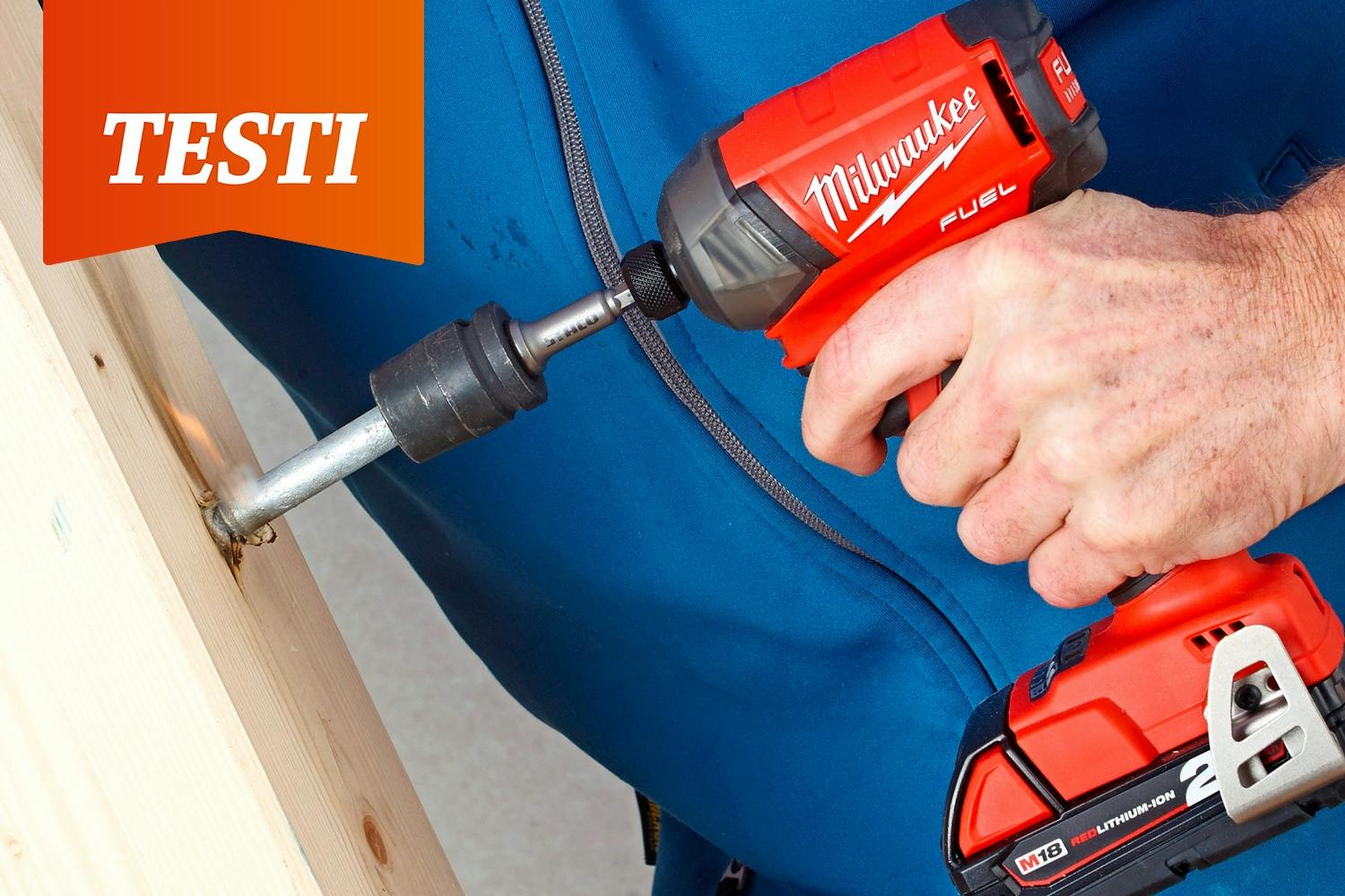 Testissä iskuruuvinvääntimet Testissä iskuruuvinvääntimet