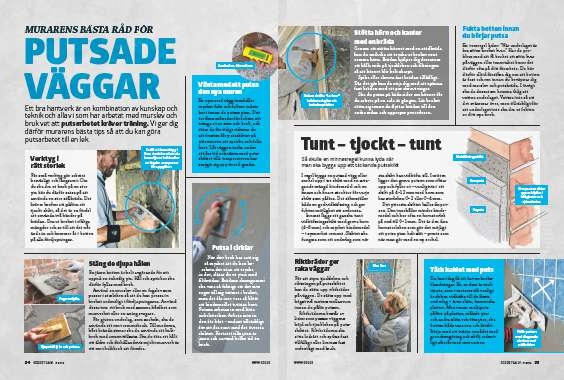Tips till putsade väggar