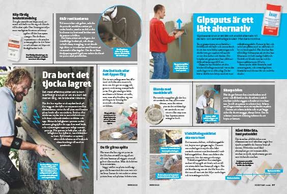 Tips till putsade väggar