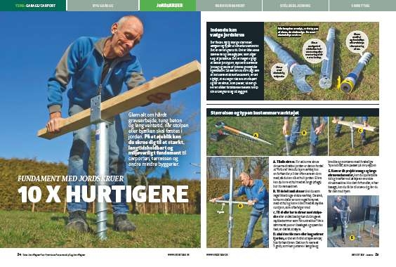 Jordskruer: Fundament med jordskruer