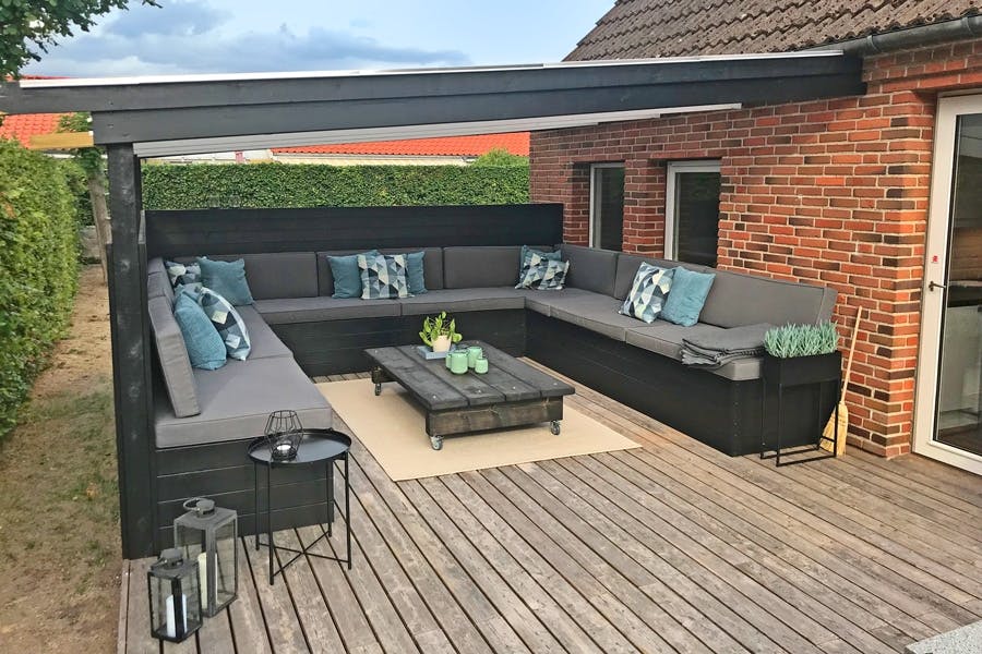 Snygg lounge med överraskande detaljer Snygg lounge med överraskande detaljer