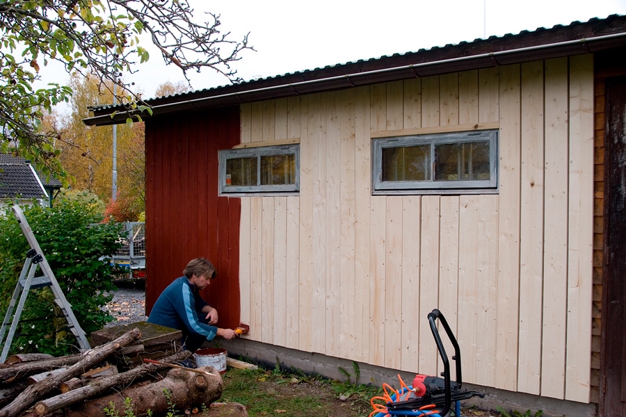 Bordkledning til ytterveggen Gjør Det Selv