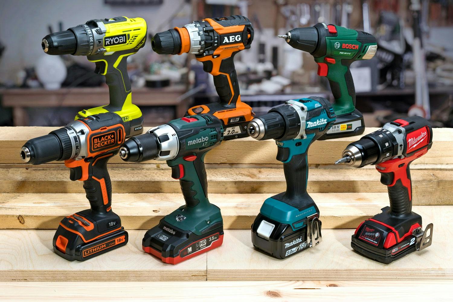 Drill test: Vi tester 7 sterke batteridriller Drill test: Vi tester 7 sterke batteridriller