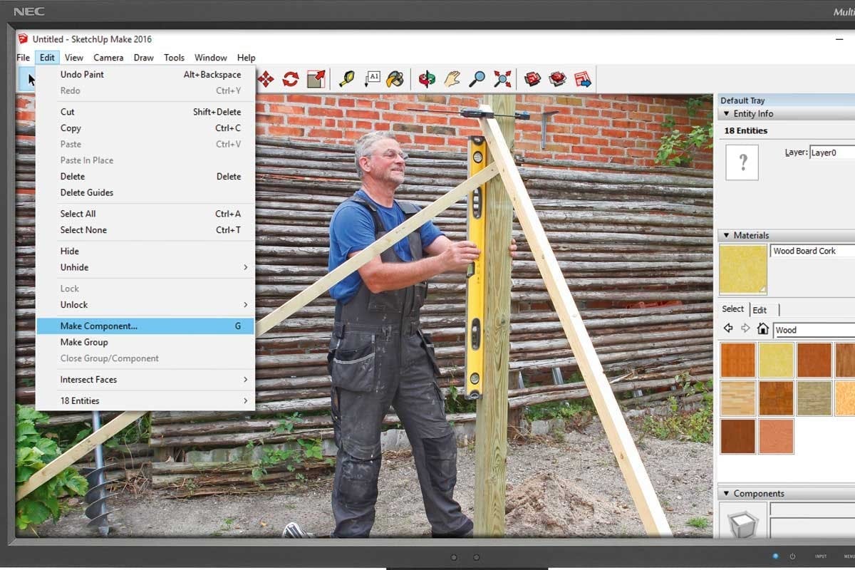Tegneprogram: Du kan fx tegne dit nye haveskur i et gratis 3D tegneprogram inden du bygger det. Tegneprogram: Du kan fx tegne dit nye haveskur i et gratis 3D tegneprogram inden du bygger det.