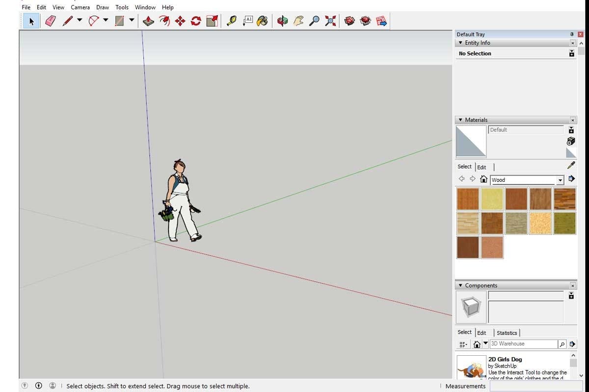 Gratis tegneprogram: SketchUp Make Tegneprogram: SketchUp Make