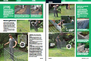 Gabion: Se hur du bygger en modern gabion.