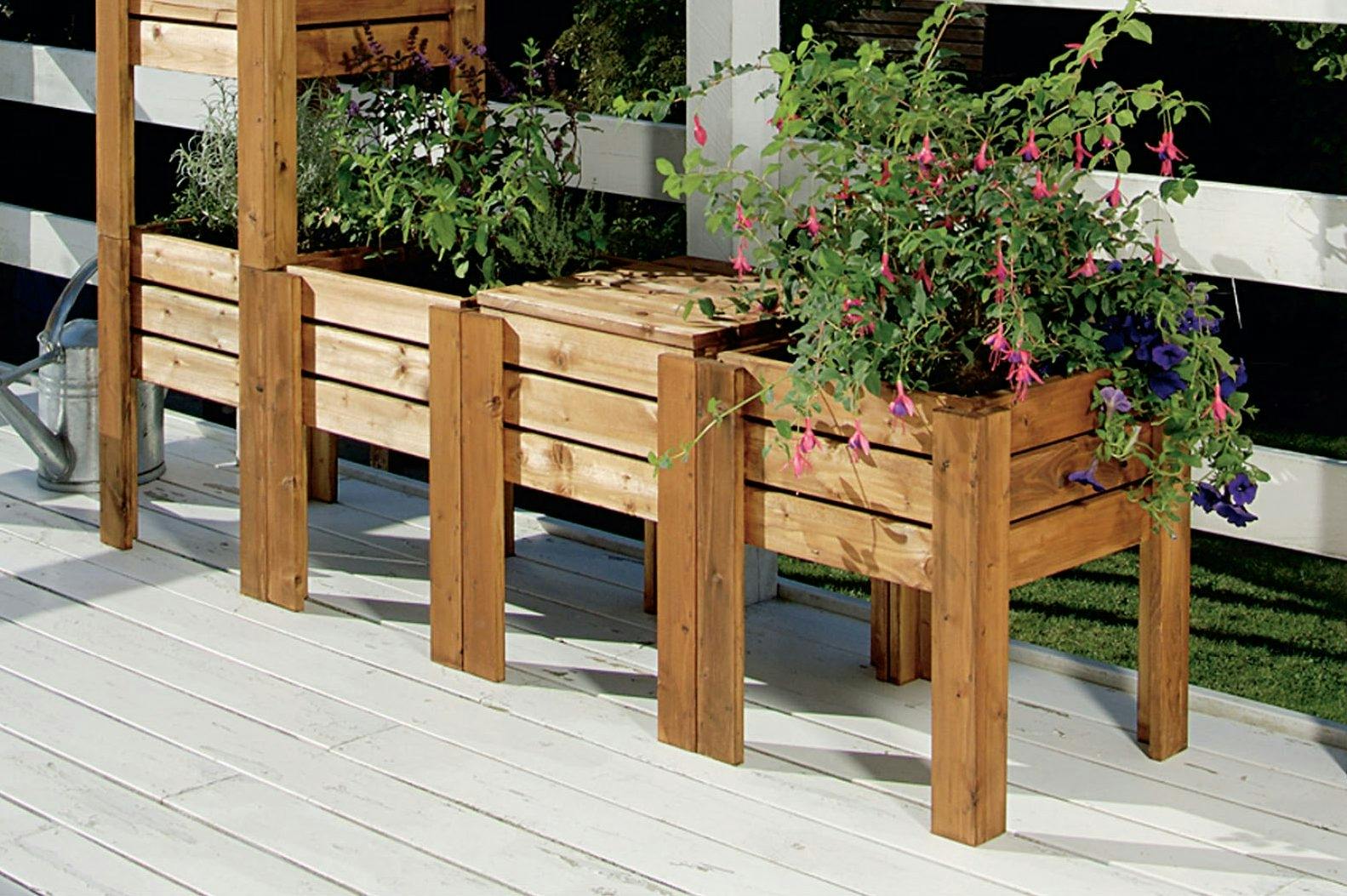 Højbede til terrasse eller altan | Gør Det Selv