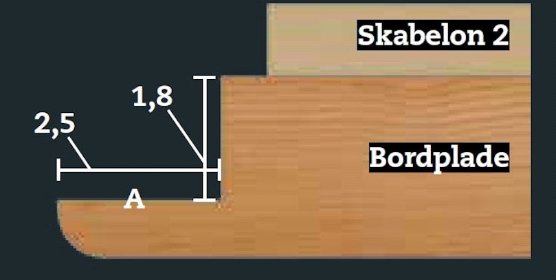  2. Og 3. fræsning (fra undersiden)