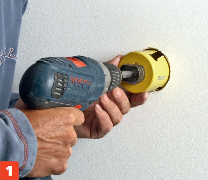 Borrat För Stort Hål I Gipsvägg