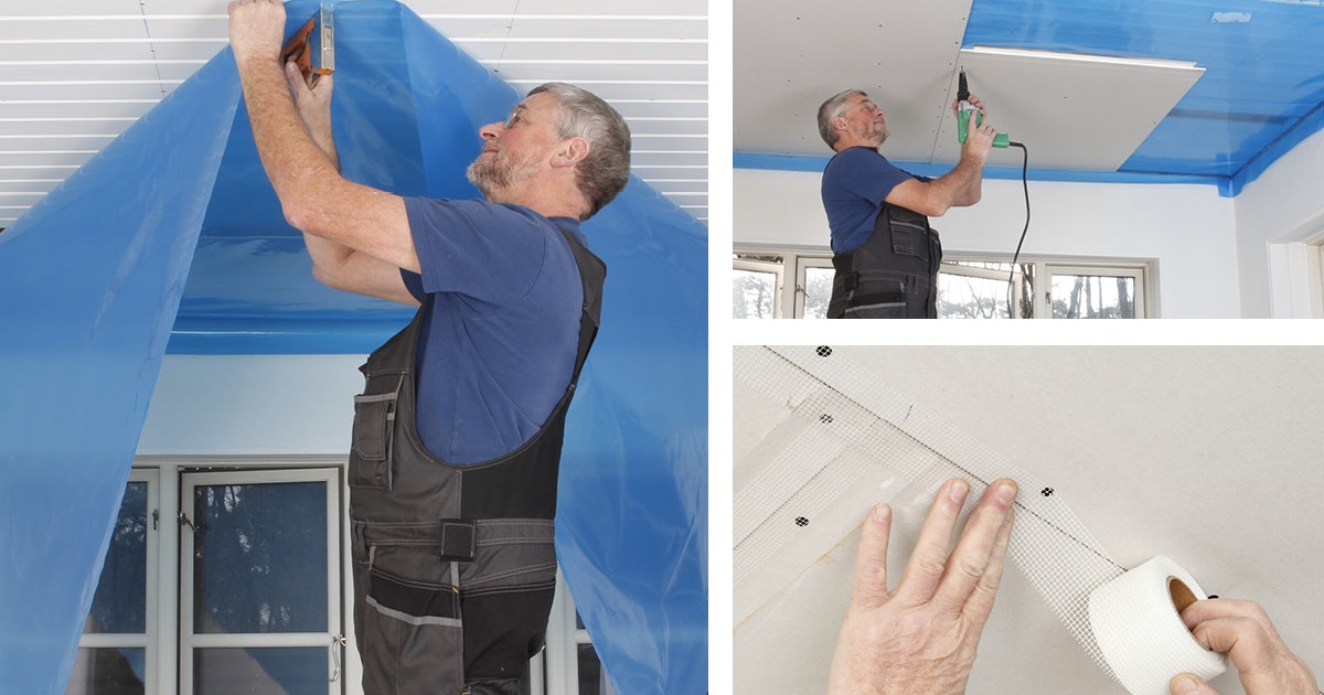 Montere gipsplater i tak - 3 enkle tips | gjoerdetselv.com