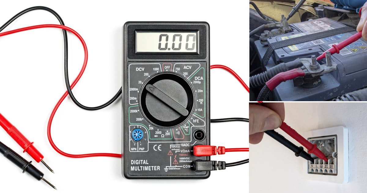 Voltmätare Bilbatteri () Voltmätare Bilbatteri