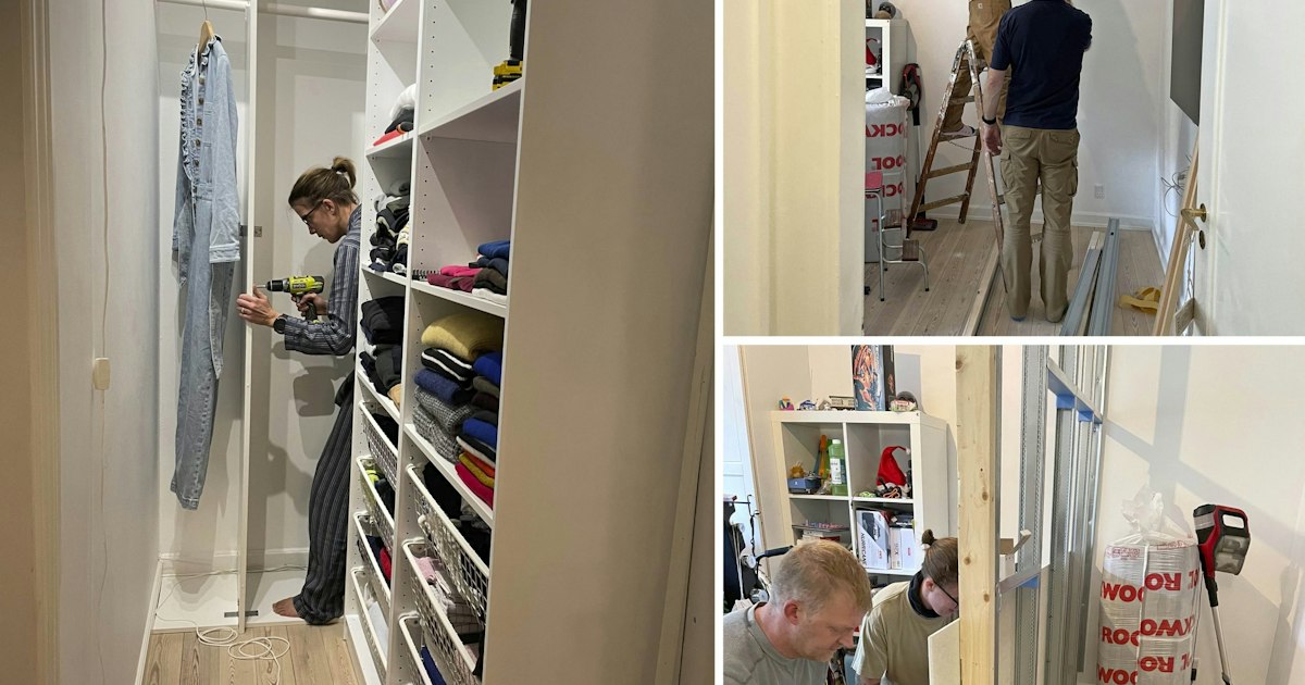 Bygge walk in closet - slik gjør du! | gjoerdetselv.com
