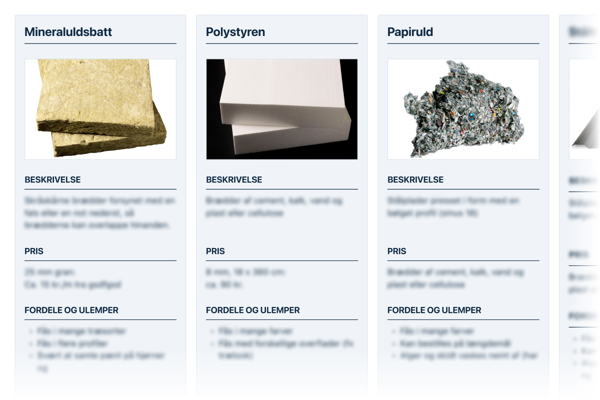 Isoleringsmaterialer (2024) | Goerdetselv.dk