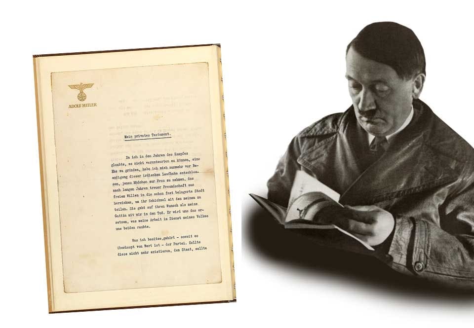 Hitler testamente Hitler testamente