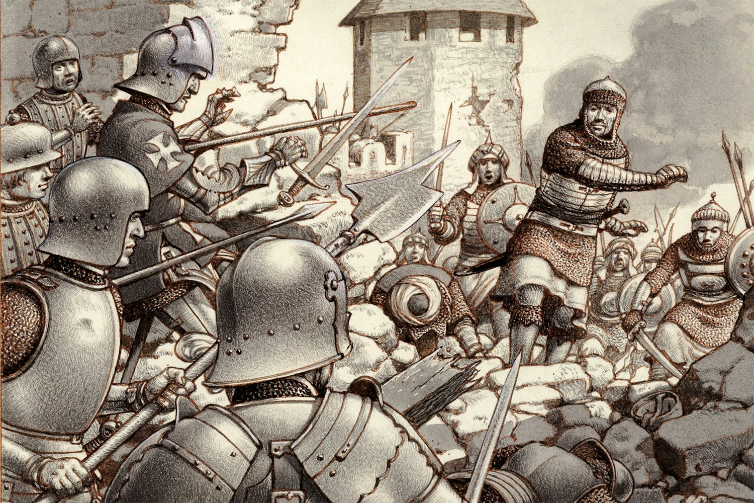 Битва при кастийоне 1453. Осада мальты госпитальерами. Сражающимся отрядами. Битва при литтл-бигхорн картины. Войско кучума.